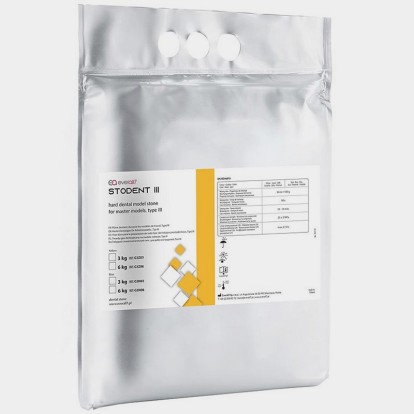 Гипс Стодент 3 (Stodent)  3кл. , 3 кг ( Синий)