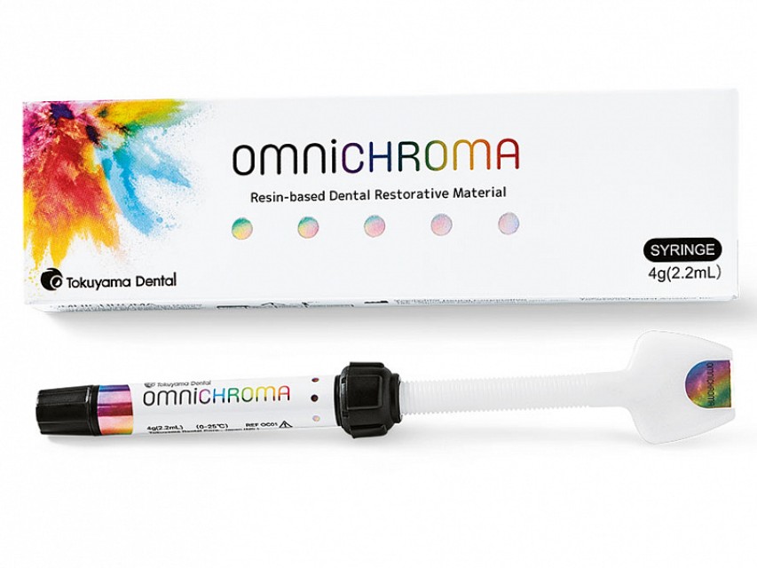 Омнихрома  / Omnichroma - нано-композитный реставрационный материал (4г), Tokuyama Dental / Япония